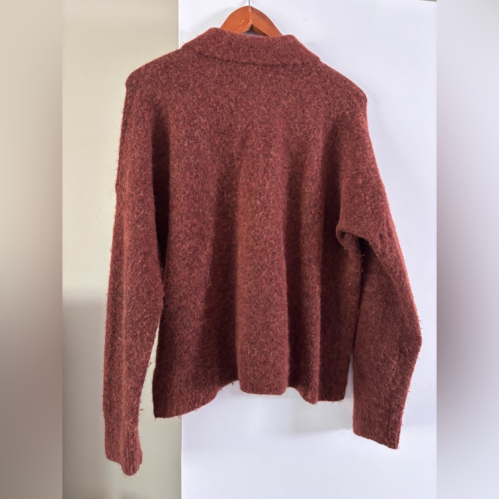 Madewell Button Up Collared Wool Blend Cardigan - image 6